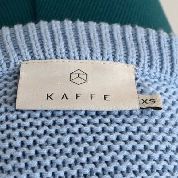 Knit Oversized Ocean Blue Crewneck Sweater - Picture 8 of 8